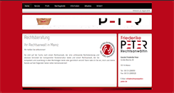 Desktop Screenshot of peter-rechtsanwalt-mainz.de