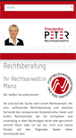 Mobile Screenshot of peter-rechtsanwalt-mainz.de